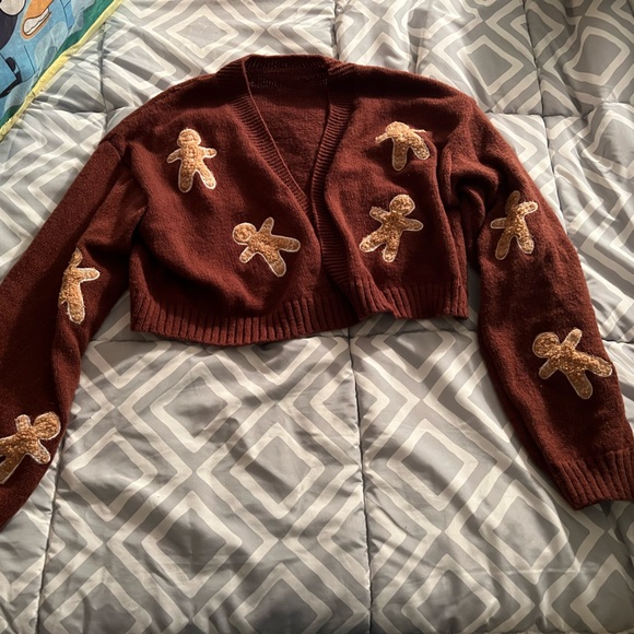 COPY - Gingerbread cardigan - Picture 3 of 5